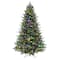 7.5 ft. Pre-Lit Linden Fir Artificial Christmas Tree, Dual-Color LED Lights
